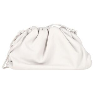 Bottega veneta the pouch small gathered leather clutch